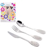 Comprar Juego De Cubiertos Para Bebé Marca Guttlem Acero Inoxidable