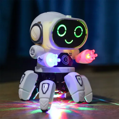 Robot Toy Six Claws Plastic Intelligent Dancing Singing