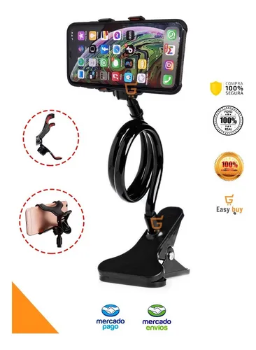 Soporte Celular Brazo Flexible Pinza Ajustable Android Iphon