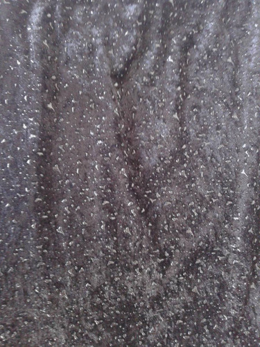 Pollera De Plush Con Brillos Manteca Talle 1