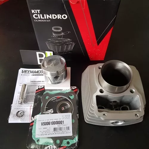 Kit Cilindro Pistão E Aneis Dafra Kansas 150 E Speed 150 - Vedamotors -  Cilindro de Moto - Magazine Luiza