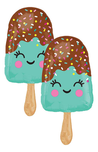 Adorable Barra Helado Espolvorear 40  Papel Aluminio Para 2