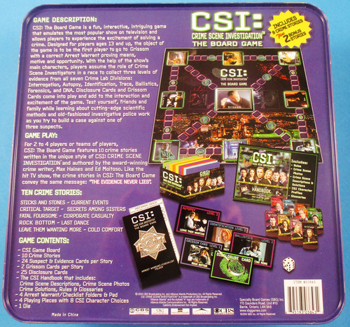 Csi: Crime Scene Investigation. The Board Game