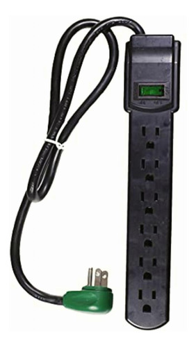 Go Green Power Gg-16103msbk 6 Outlet Surge Protector With