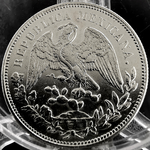 Moneda Un Peso Porfiriano Plata 1908 Mo Am