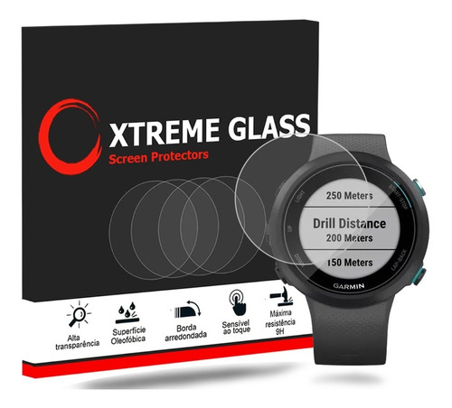 Pelicula Vidro Compativel Com Garmin Swim 2 Xtreme Glass