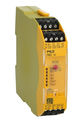 Rele Pilz Pnoz S4 3 N/o 1 N/c N°750104