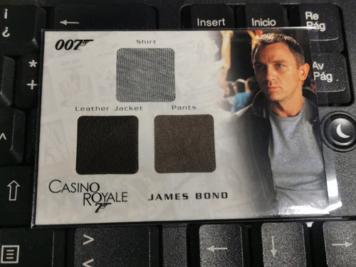Daniel Craig Casino Royale Agente 007 Tarjeta Numerada