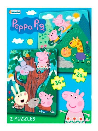 Peppa Pig Puzzle X2 - 24 Y 36 Piezas Epp06352