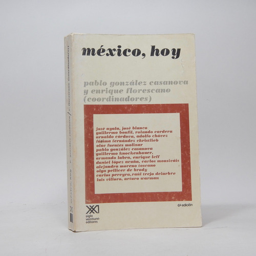 México Hoy Aa Vv Siglo Veintiuno Editores 1983 Ba2