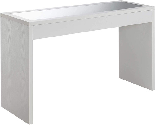 Mesa Consola Con Espejo Northfield, Blanco