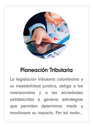 Consultoría Tributaria, Planeación Tributaria, Revisoria Fis