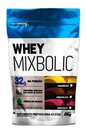Whey Mix Bolic Refil 2kg  Sports Nutrition Sabor: Chocolate