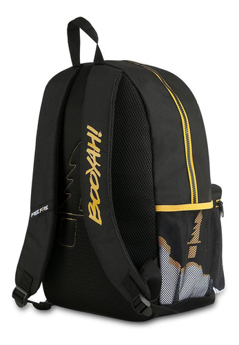 Mochila escolar para jóvenes Free Fire Booyah Yellow Clio Style, diseño de tela Free Fire Booyah