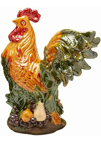 Imax Bonaparte Decorative Rooster With Fruit