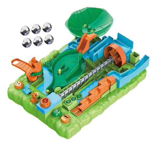 Pista De Carreras De, Juego Familiar, Bloques De Verde