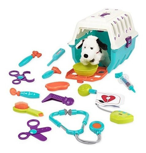 Battat Vet Kit Clinic Interactive Pretend Role Play For Kids