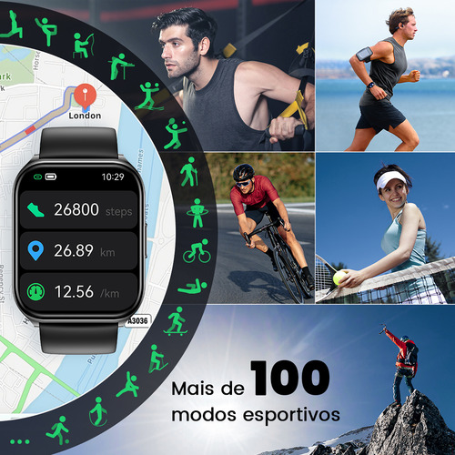Reloj inteligente Filwans Gts Mini Ip68 de 1,85 pulgadas