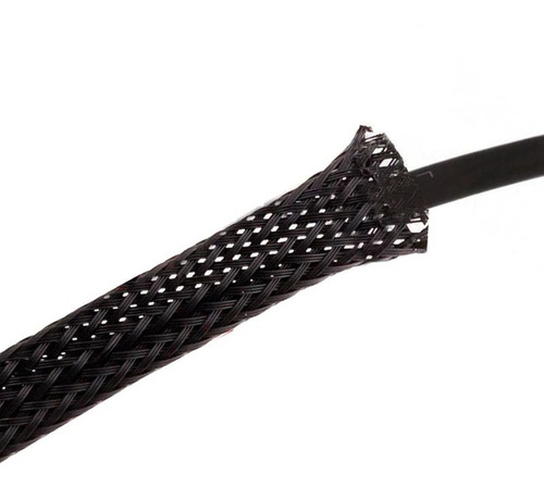 Malla De Protección Flexible 1 Metro 10mm De Diametro Color Negro