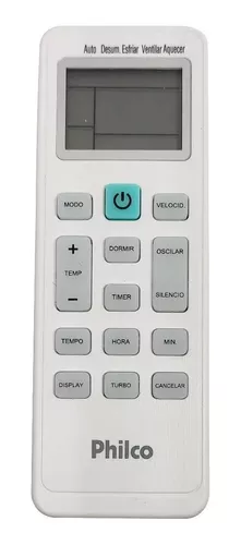 Controle Remoto para Ar Condicionado Philco