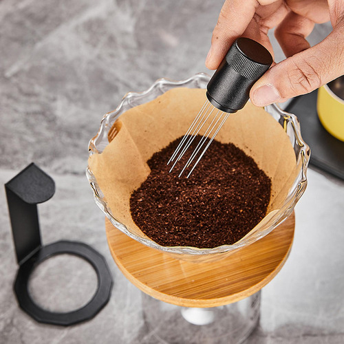 Fjl Juego De Agitador De Café Premium Con Soporte Y 8 Pines