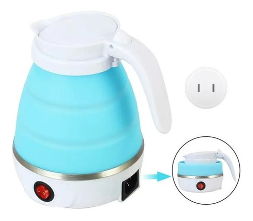 Calentador Hervidor De Agua Plegable Eléctrico Viaje 600ml