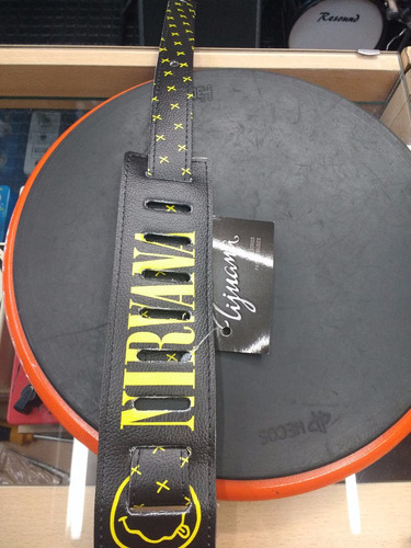 Imagen 9 de 10 de Correa Tijuana Modelo Eco Nirvana Para Guitarra O Bajo