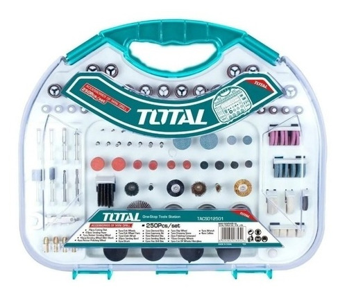 Set Kit Accesorio Mini Torno - Total 250 Pzas .  TriMac