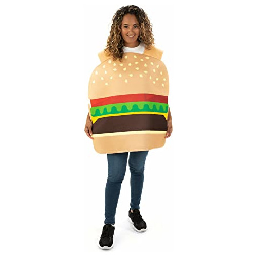 Disfraz De Hamburguesa Carnosa Talla Única Halloween, ...