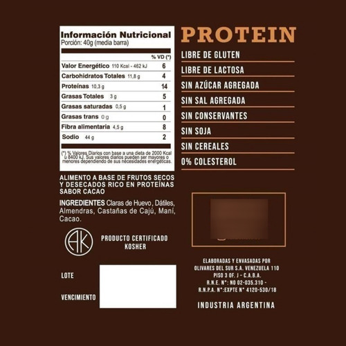 Imagen 4 de 8 de Ki Bar - Barritas Proteicas - Pack X 28 Uds- Elegí Sabores