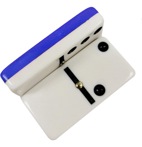Marion & Co Domino Double Six 6 6 Tonos Bicolores Azul