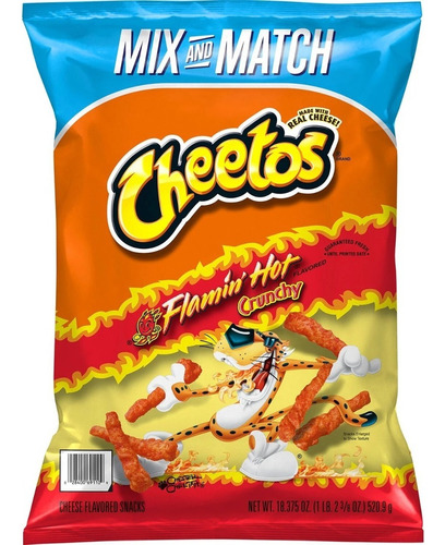 Flamin' Hot Crunchy Cheetos Americanos 506.7g Importados Usa