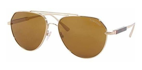 Tom Ford Ft0670 - 28e Gafas De Sol Marco De Oro W / Mkz5y