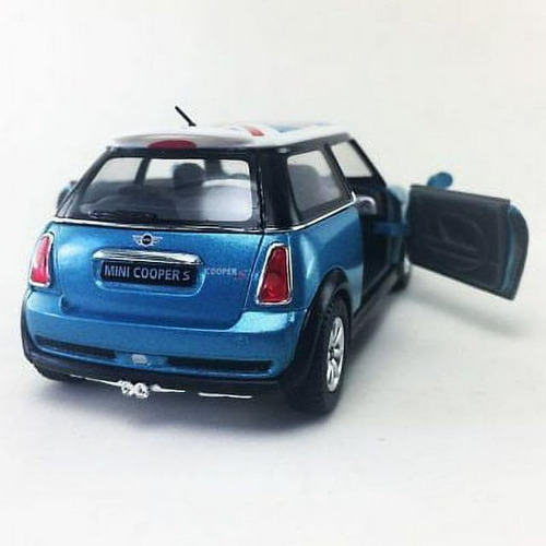 Kinsmart Mini Cooper S 5 Escala 1:28 Modelo De Metal Fundido