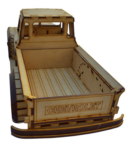 Imagen 4 de 9 de Rompecabezas 3d Camioneta Chevrolet Pickup 1948 Maqueta Flex