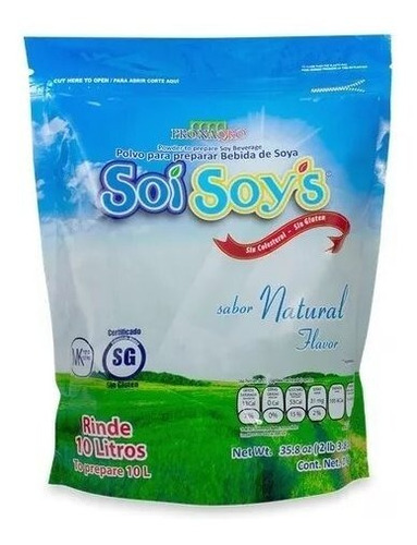 Soisoys Bebida De Soya En Polvo Bolsa 1kg Soyacen / Vegetal