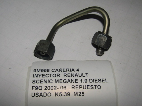 Cañeria 4 Inyector Renault Scenic Megane 1.9 Diesel 2002-06