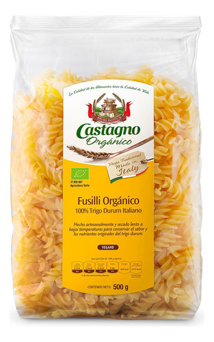 Sopa Castagno Fusilli Orgánico 500g