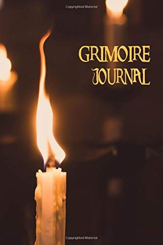 Grimoire Journal  Blank Book Of Shadows Candlelight Spell Bo