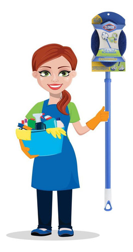 Clorox, Extendable Pole Tub Tile Scrubber Cepillo Extensible