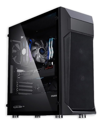 Zalman Z1 Atx Mid-tower Pc Case, Panel Lateral De Vidrio Tem