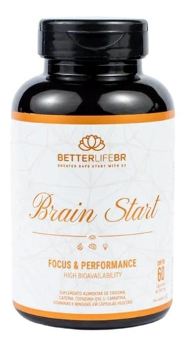 Suplemento Alimentar Brain Start 60 Cápsulas  Betterlife 351