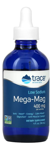 Trace Minerals Mega-mag Magnésio Líquido 400mg 118ml