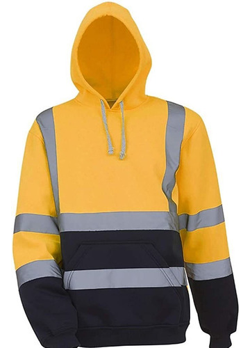 Sudadera Con Capucha Reflectante Road Work Para Hombre