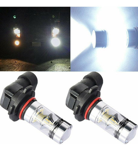 2 Led Antiniebla Led Superblancos H10 9045 9145 9140 De 6000