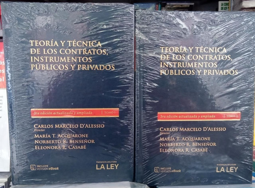 Teoría Y Técnica De Los Contratos - D'alessio - 2tms - 2021