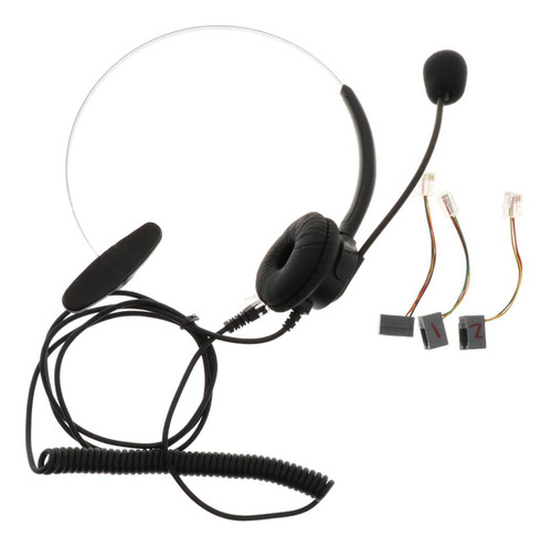 2x Rj9 Call Cancelación De Ruido Auriculares Auriculares