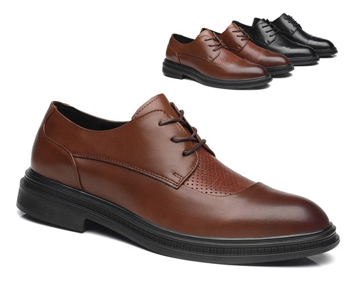 Zapatos Mocasines Cuero Hombre Oxford De Vestir Caballero