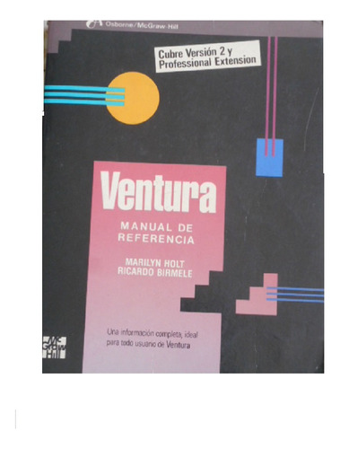 Ventura Manual De Referencia - Marilyn Holt - Ricardo Bumele