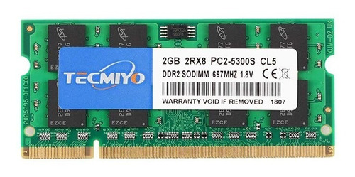 Memoria Ram Tecmiyo 2gb Ddr2 667mhz Pc2-5300